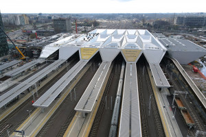 Zaawansowanie prac na stacji Warszawa Zachodnia przekroczyło już 85 procent (fot. Budimex)