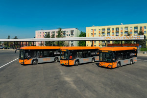 MKS Krosno posiada 46 autobusów, którymi wykonuje 1,8 mln km rocznie na 19 liniach komunikacyjnych. (Fot. www.krosno.pl)