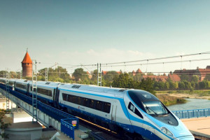 Szacowany koszt budowy kolei dużych prędkości to 72 mld zł (fot. cpk.pl)