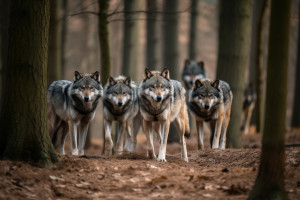 W ostatnich latach populacja wilka znacząco wzrosła i nie jest on już gatunkiem zagrożonym w Polsce (fot. pixabay)