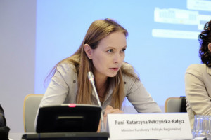 Minister funduszy i polityki regionalnej Katarzyna Pełczyńska-Nałęcz (Fot. Ministerstwo Funduszy i Polityki Regionalnej)