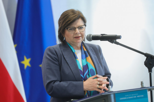 Ministra zdrowia Izabela Leszczyna (fot. PAP/Rafał Guz)