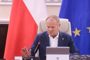 "Solidarność" pracowników oświaty i nauki zażądała od premiera Donalda Tuska realizacji obietnic w sprawie obniżenia podatków (fot. KPRM)